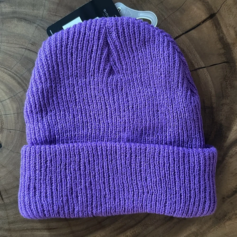 Bioworld Nightmare Before Christmas Jack Skellington Pumpkin King Purple Beanie